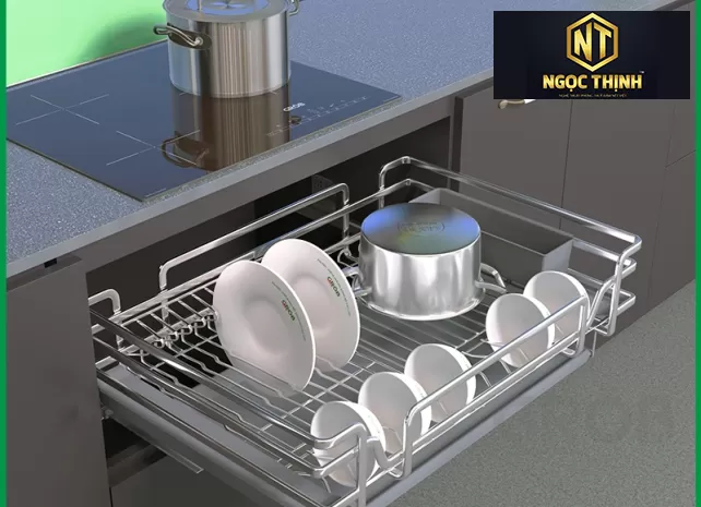 KỆ ĐỰNG BÁT ĐĨA ĐA NĂNG INOX SUS304 NAN OVAL  tại Phú Hữu